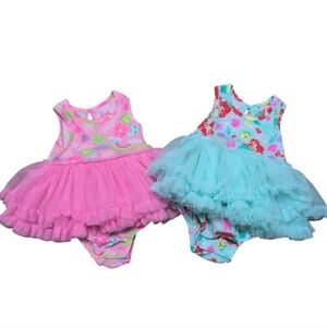 Baby Girl Tutu Dresses Disney Ariel And Barbie Size 12 Months